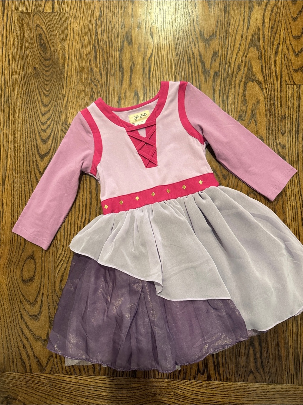 Girls Pink and Purple Costume Dress